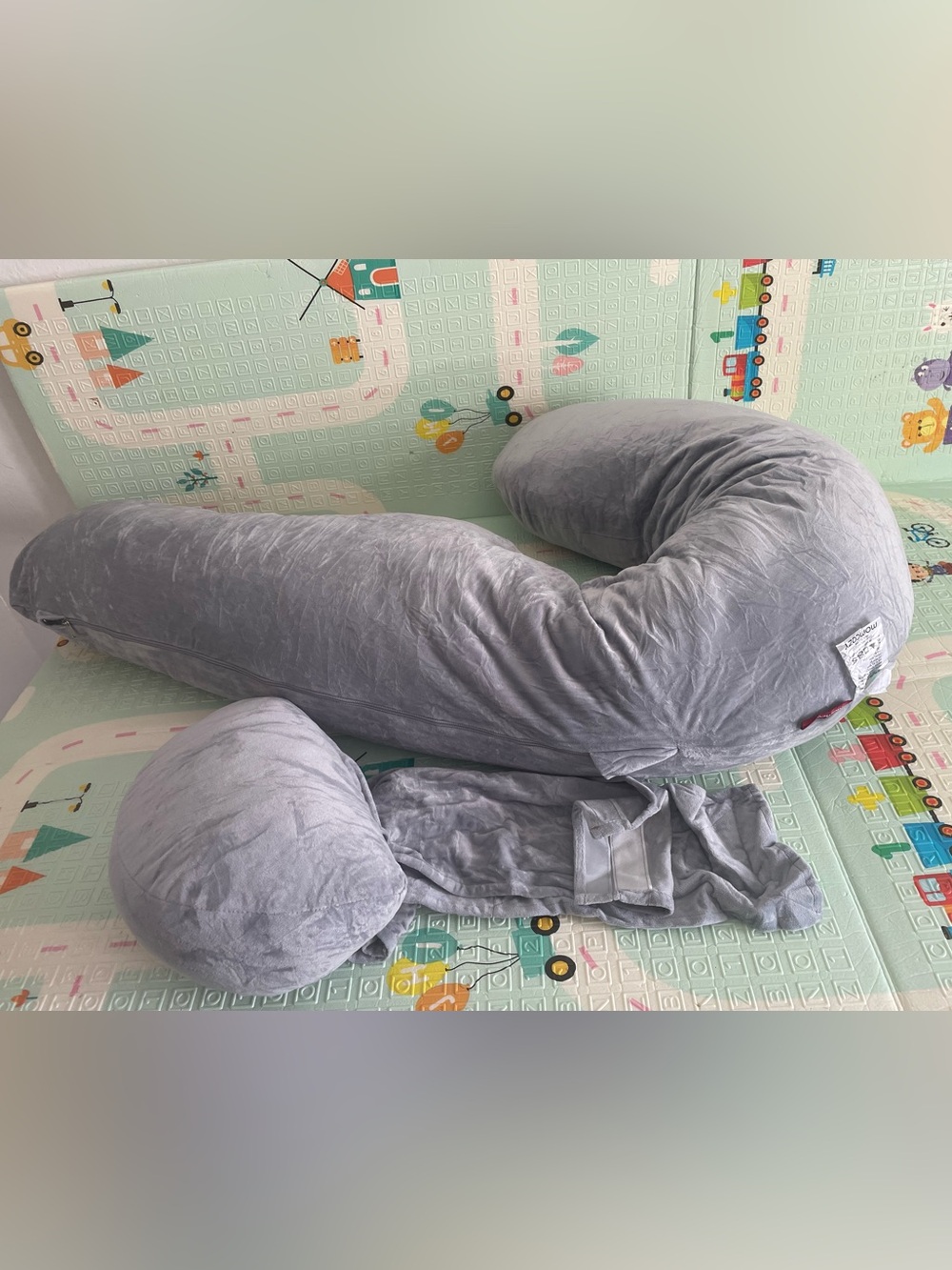 Momcozy Pregnancy Pillow, Original F Shaped